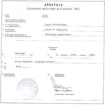 Apostille from Finland